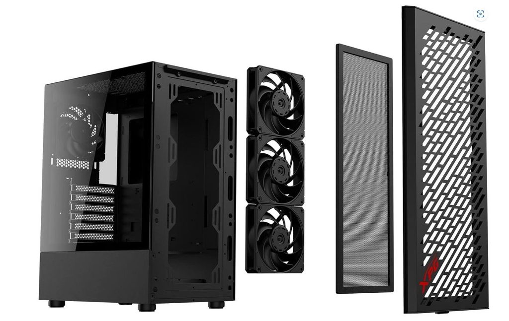 XPG Valor Air im Test: Moderner Mid-Tower mit Streamline-Carving-Design