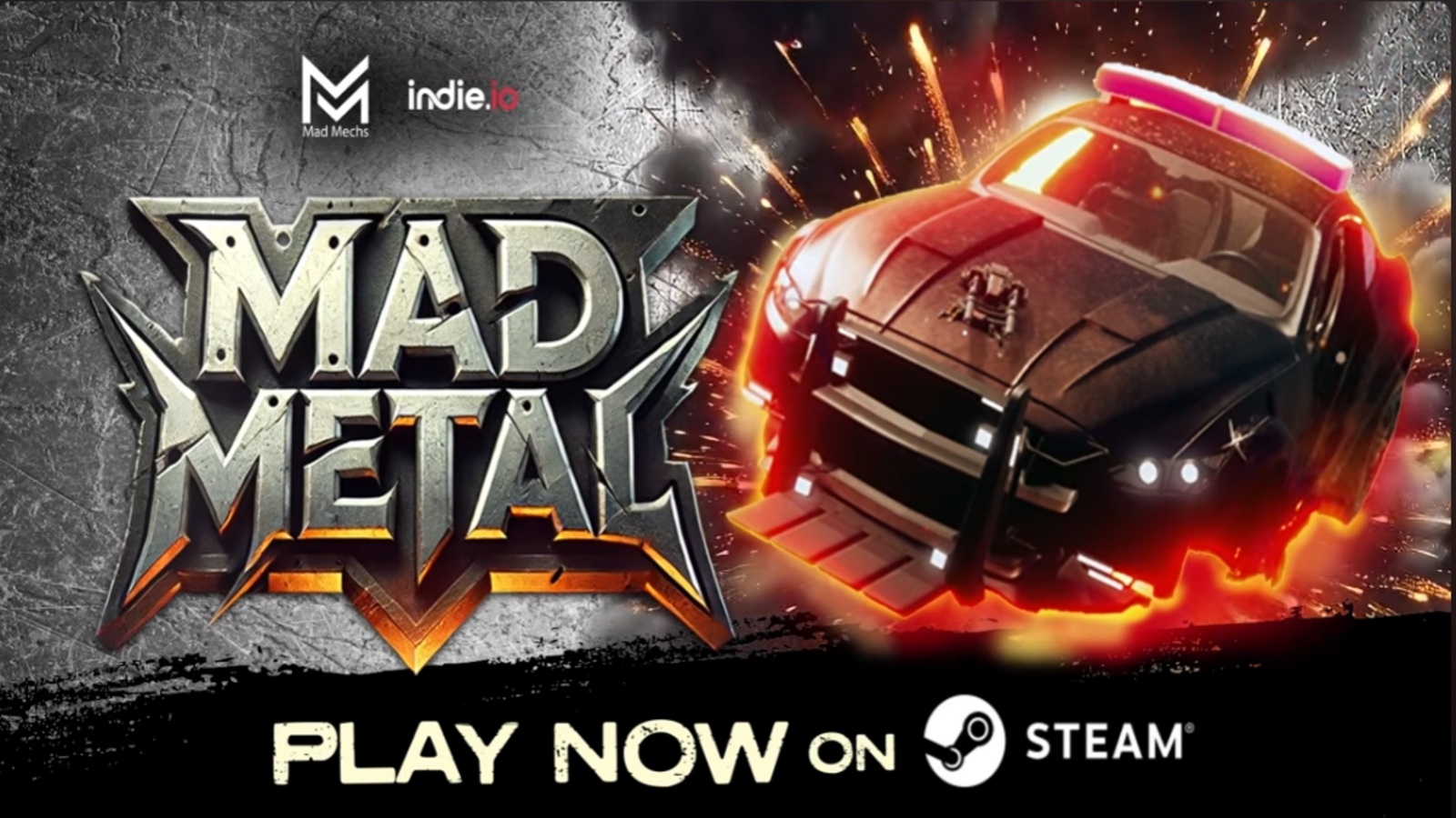 Mad Metal ist auf Steam gestartet – und zerlegt Gegnerwagen gezielt in Einzelteile