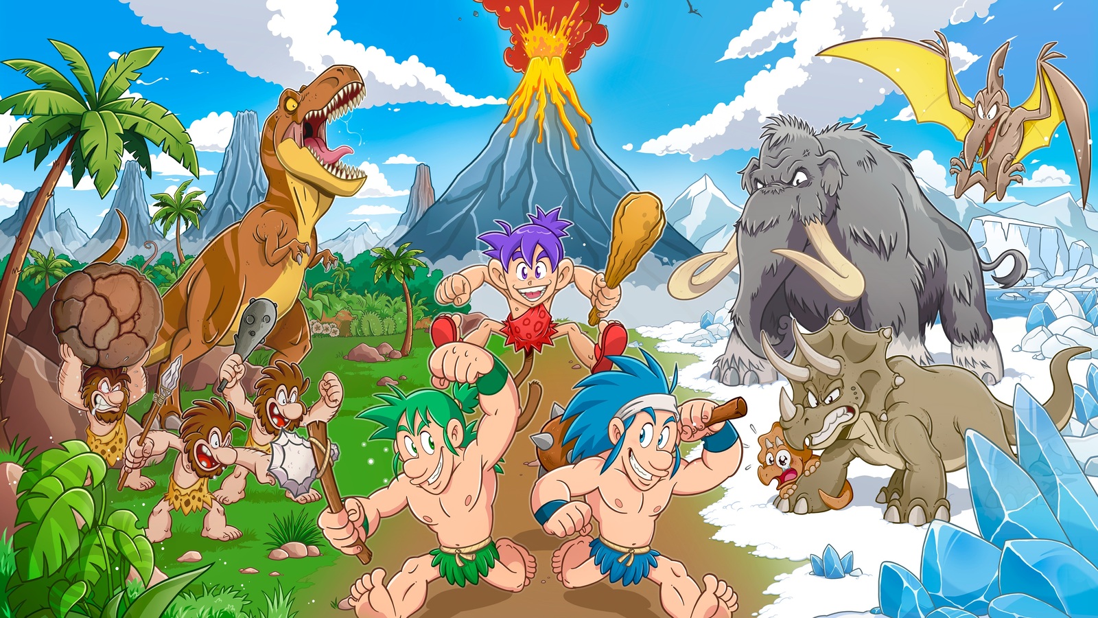 Joe & Mac Retro Collection: Die spaßige Steinzeit-Action kehrt zurück